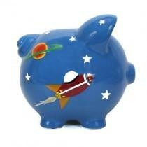 Hand Painted Personalized Astro Piggy Bank Piggy Banks & Money JarsTAYLOR + MAXTAYLOR + MAX