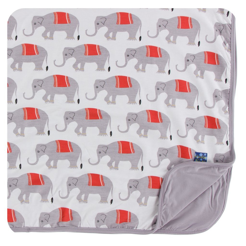 Kickee Pants Toddler Blanket | Natural Indian Elephant BlanketKickee PantsTAYLOR + MAX