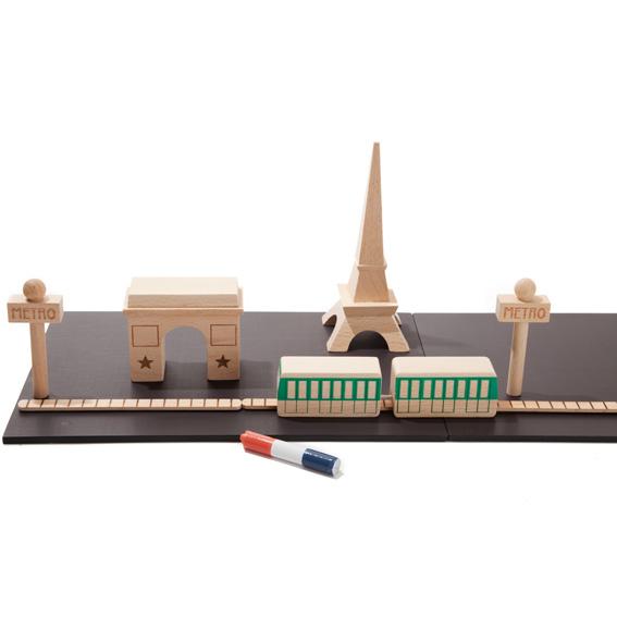 Machi Tiny Town (Paris) Wooden BlocksKiko & GG*TAYLOR + MAX