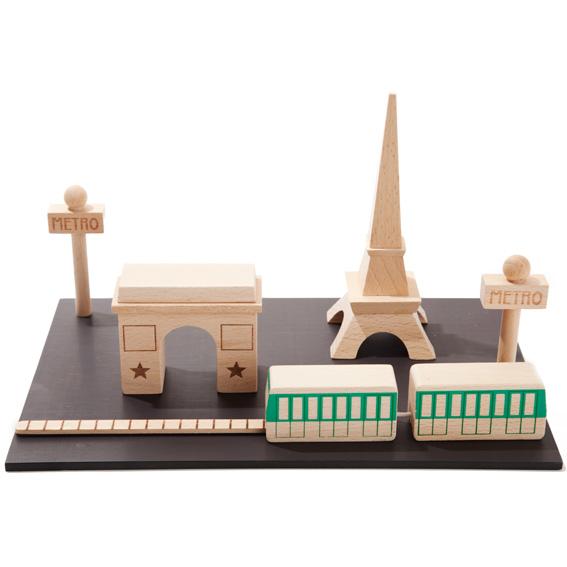 Machi Tiny Town (Paris) Wooden BlocksKiko & GG*TAYLOR + MAX