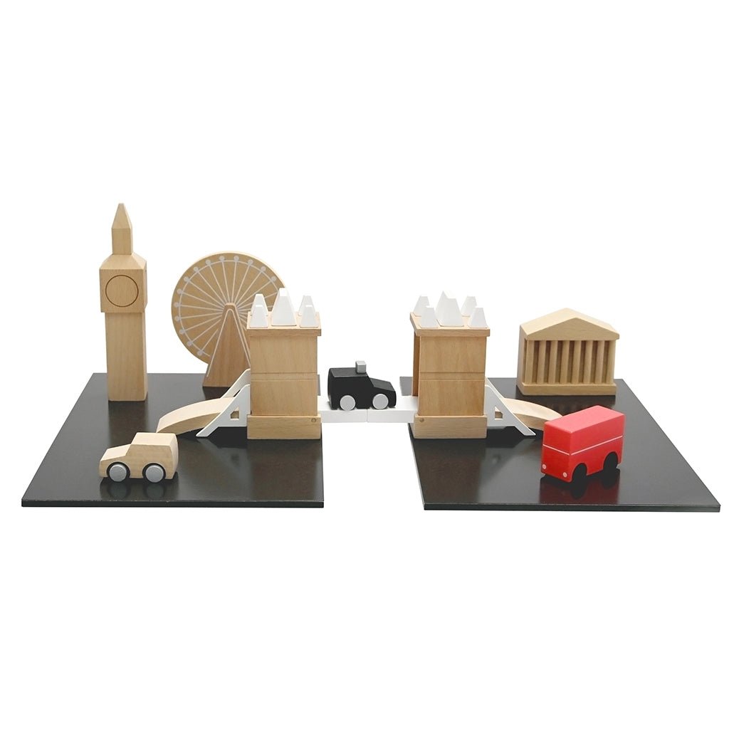 Machi Town - (London) NEW SUPER SET Wooden toysKiko & GG*TAYLOR + MAX