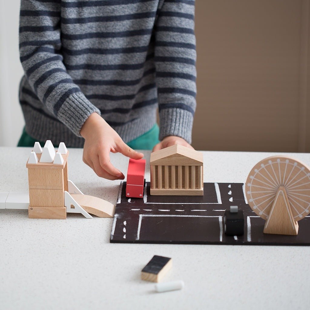 Machi Town - (London) NEW SUPER SET Wooden toysKiko & GG*TAYLOR + MAX