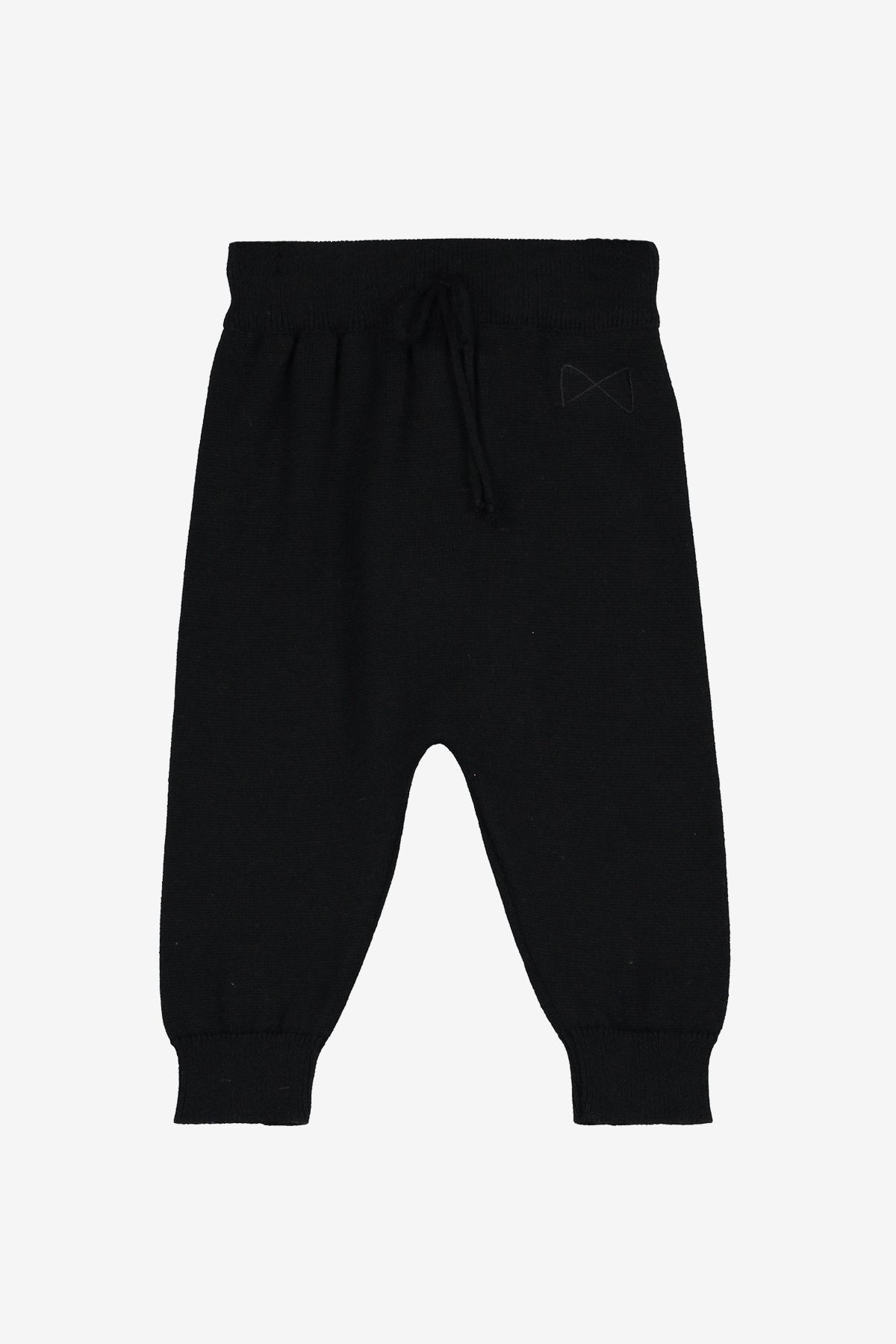 Mini Sibling Black Tricot Trouser BottomMini SiblingTAYLOR + MAX