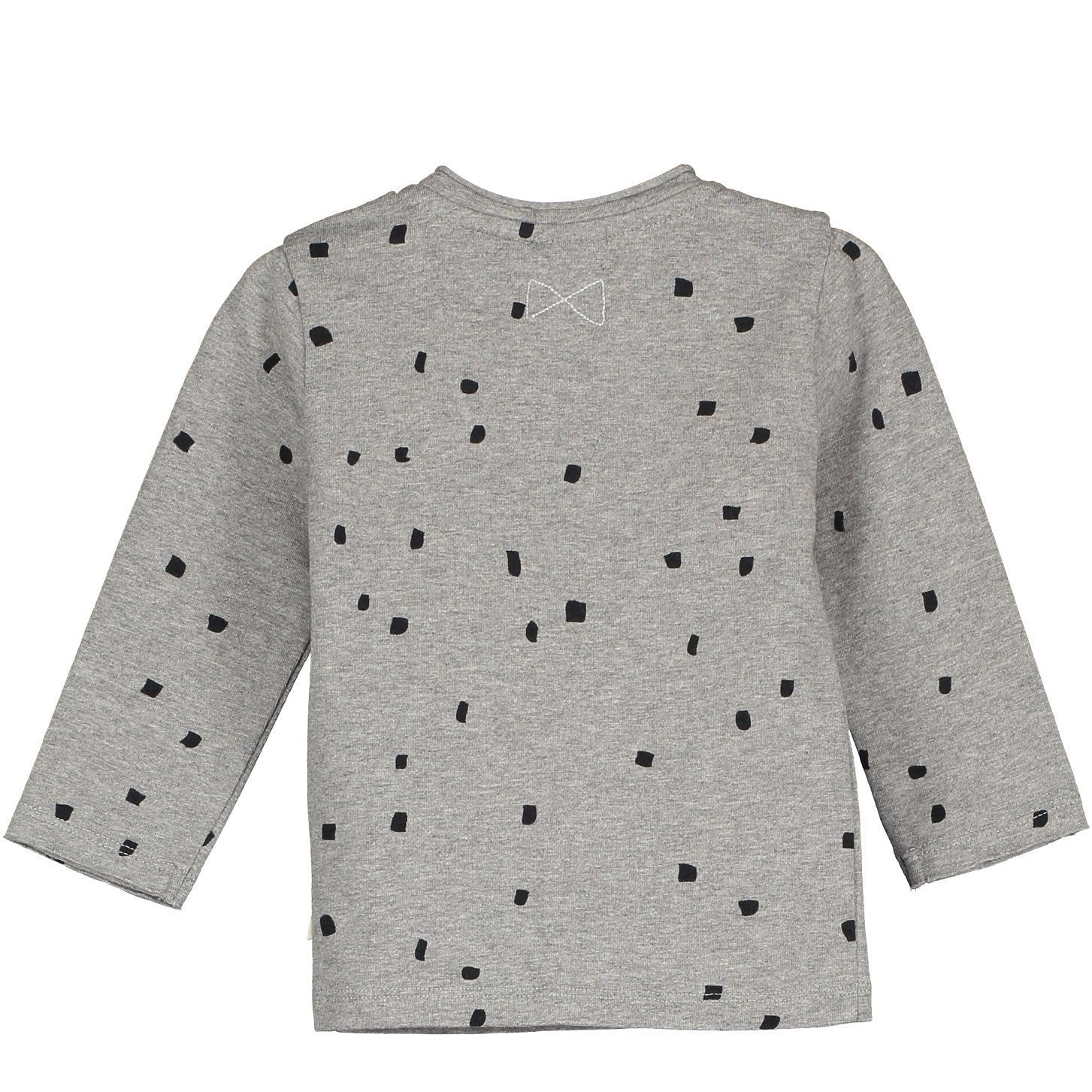 Mini Sibling Grey Confetti Long Sleeved Top TopMini SiblingTAYLOR + MAX