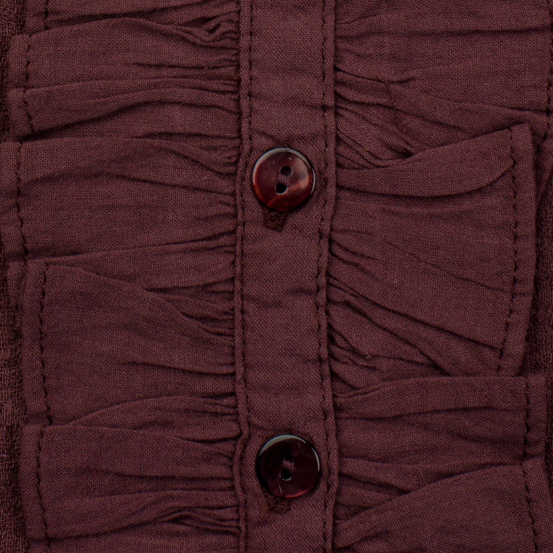 Moon et Miel Plum Ruffle Blouse shirtsMoon et MielTAYLOR + MAX