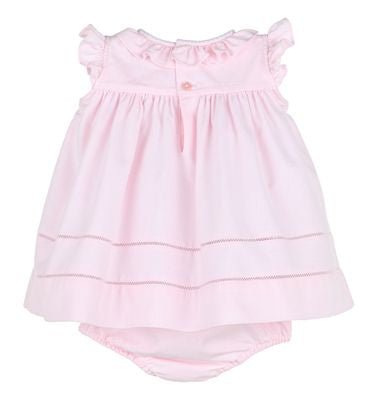 Pink Broderie Ruffle Dress - TAYLOR + MAXsophie and Lucas