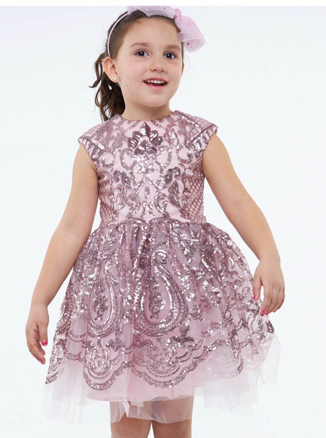 Pink Sequin Dress DressHalabalooTAYLOR + MAX