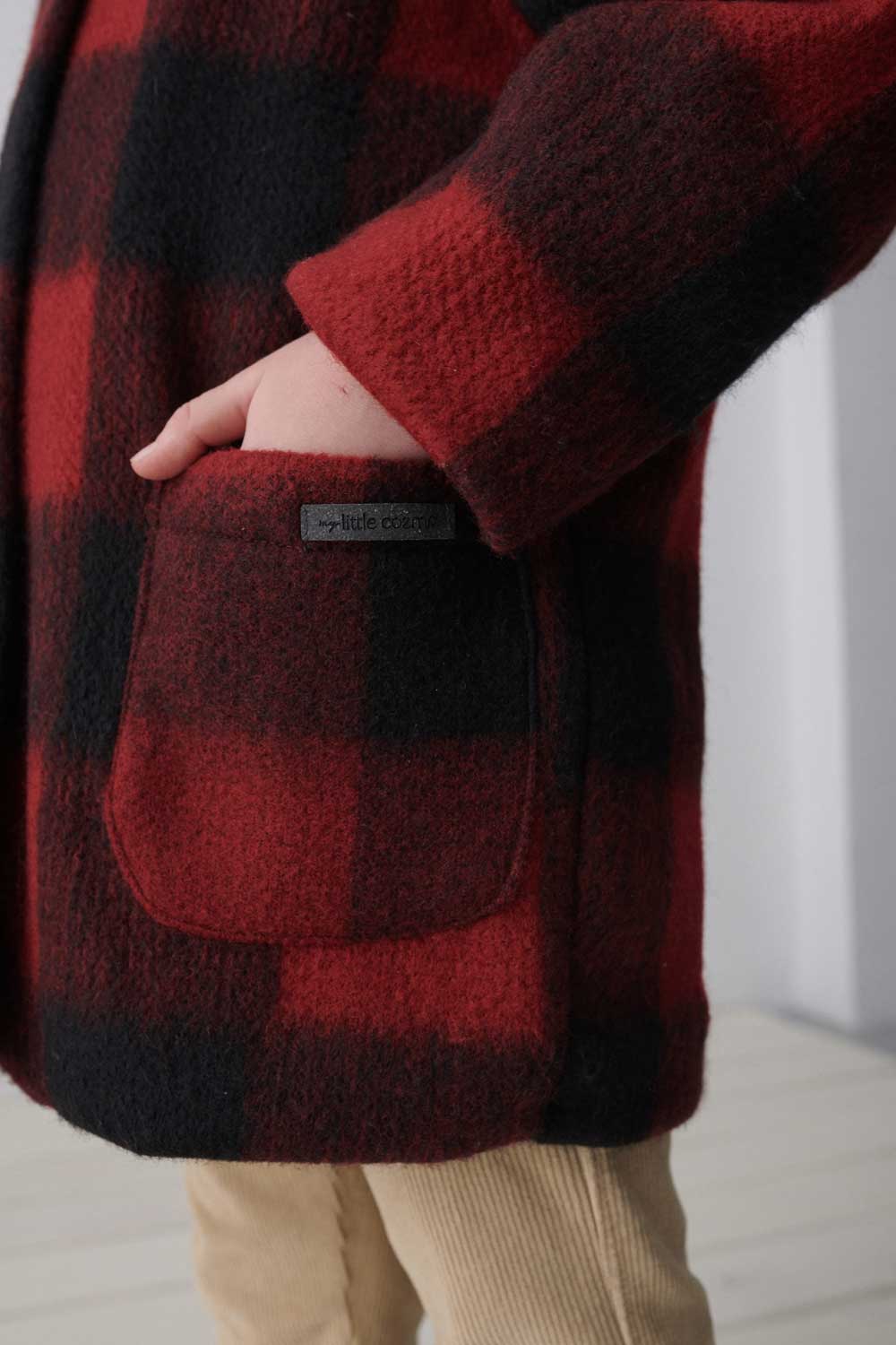 Plaid Wool Coat coatMY LITTLE COZMOTAYLOR + MAX