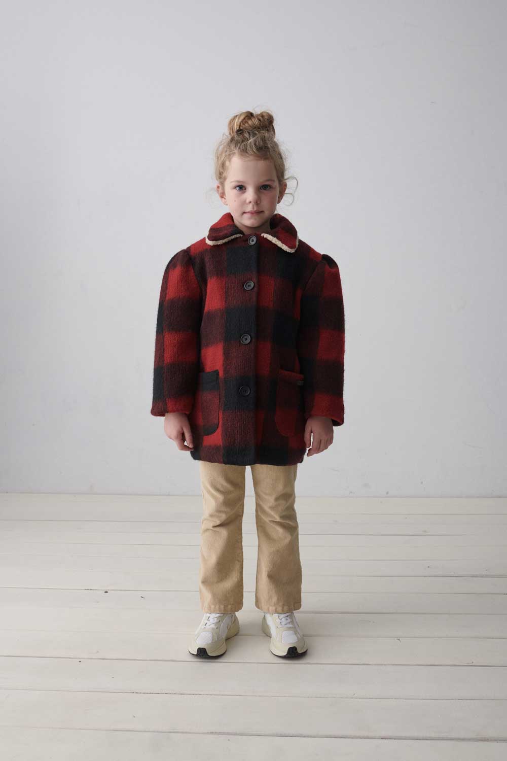 Plaid Wool Coat coatMY LITTLE COZMOTAYLOR + MAX