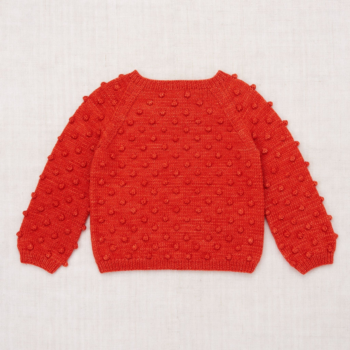 Popcorn Sweater | Red Flame