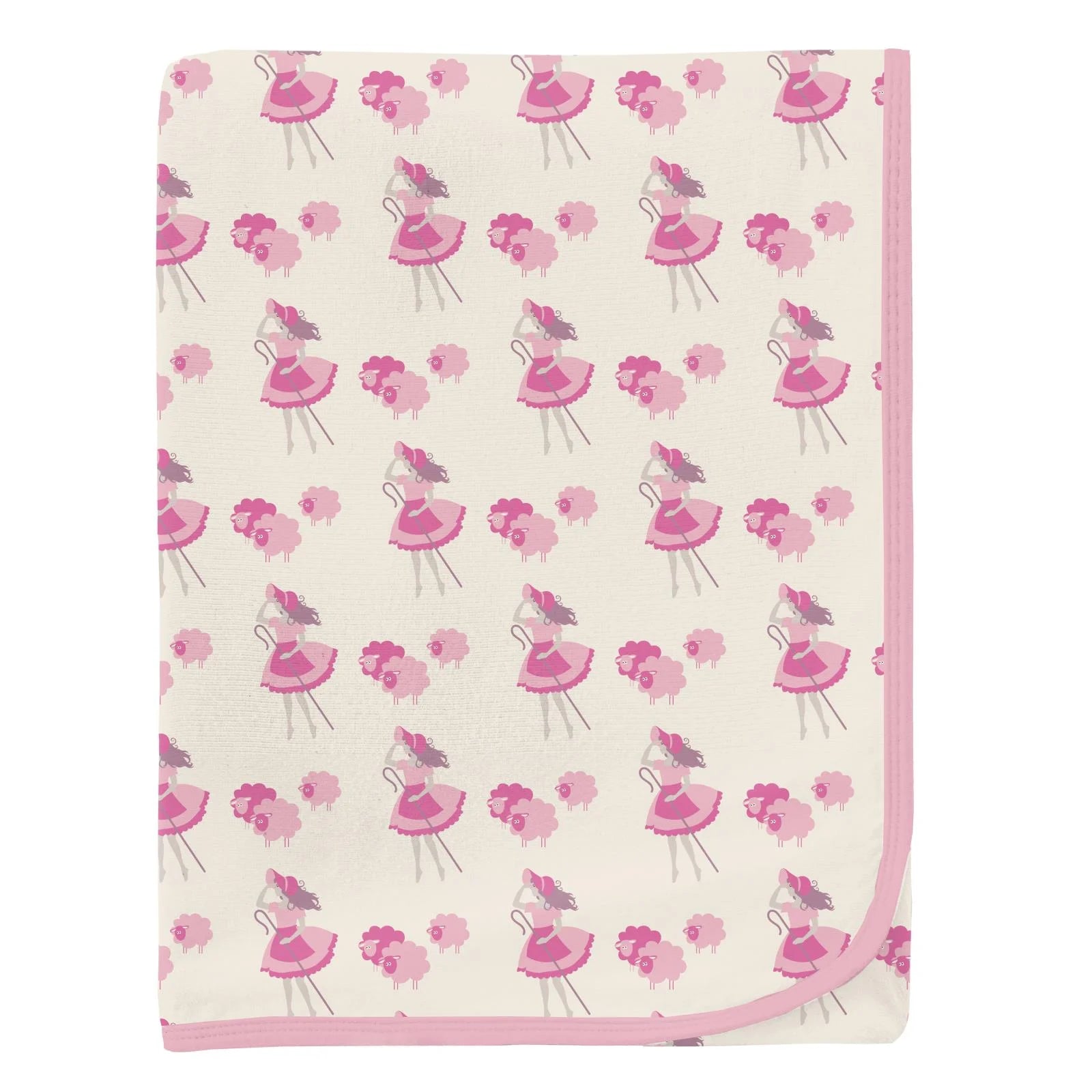 Print Swaddling Blanket | Natural Little Bo Peep BlanketKickee PantsTAYLOR + MAX
