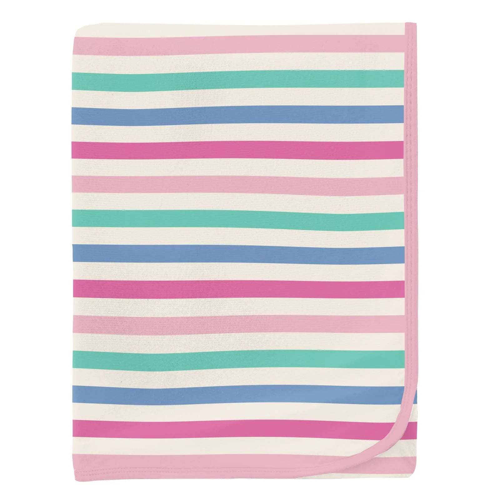 Print Swaddling Blanket | Skip To My Lou Stripe BlanketKickee PantsTAYLOR + MAX