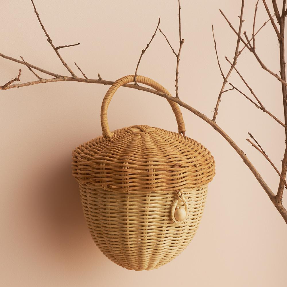Rattan Acorn Bag BagOlli EllaTAYLOR + MAX