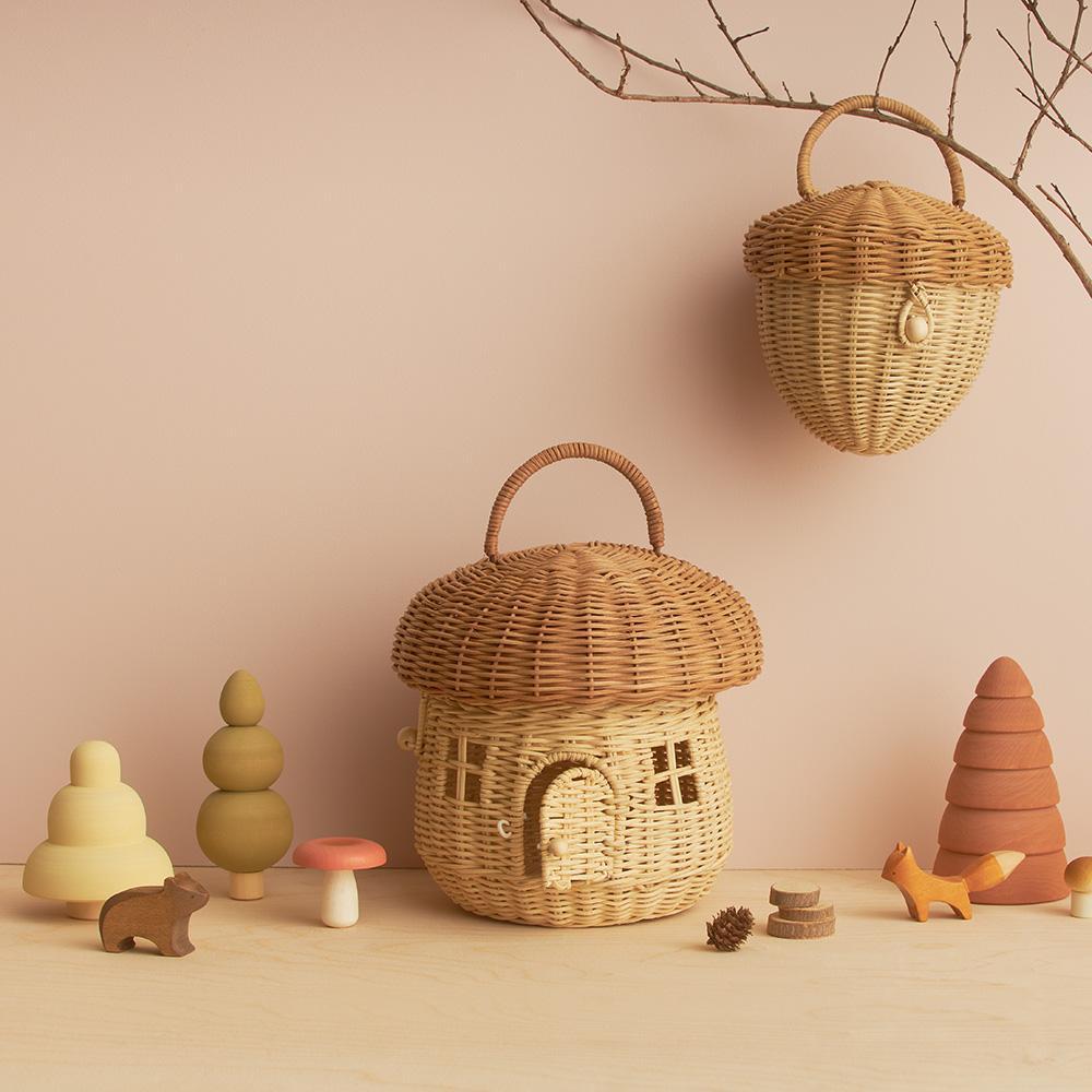 Rattan Acorn Bag BagOlli EllaTAYLOR + MAX
