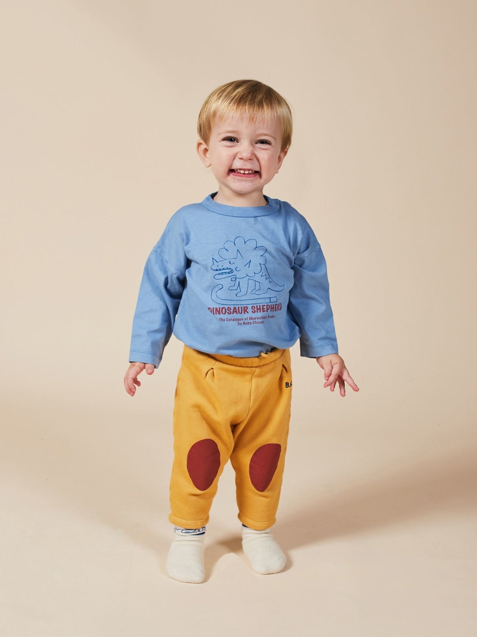 Red Patches Jogging Pant + Dino Shirt Set PantsBobo ChosesTAYLOR + MAX