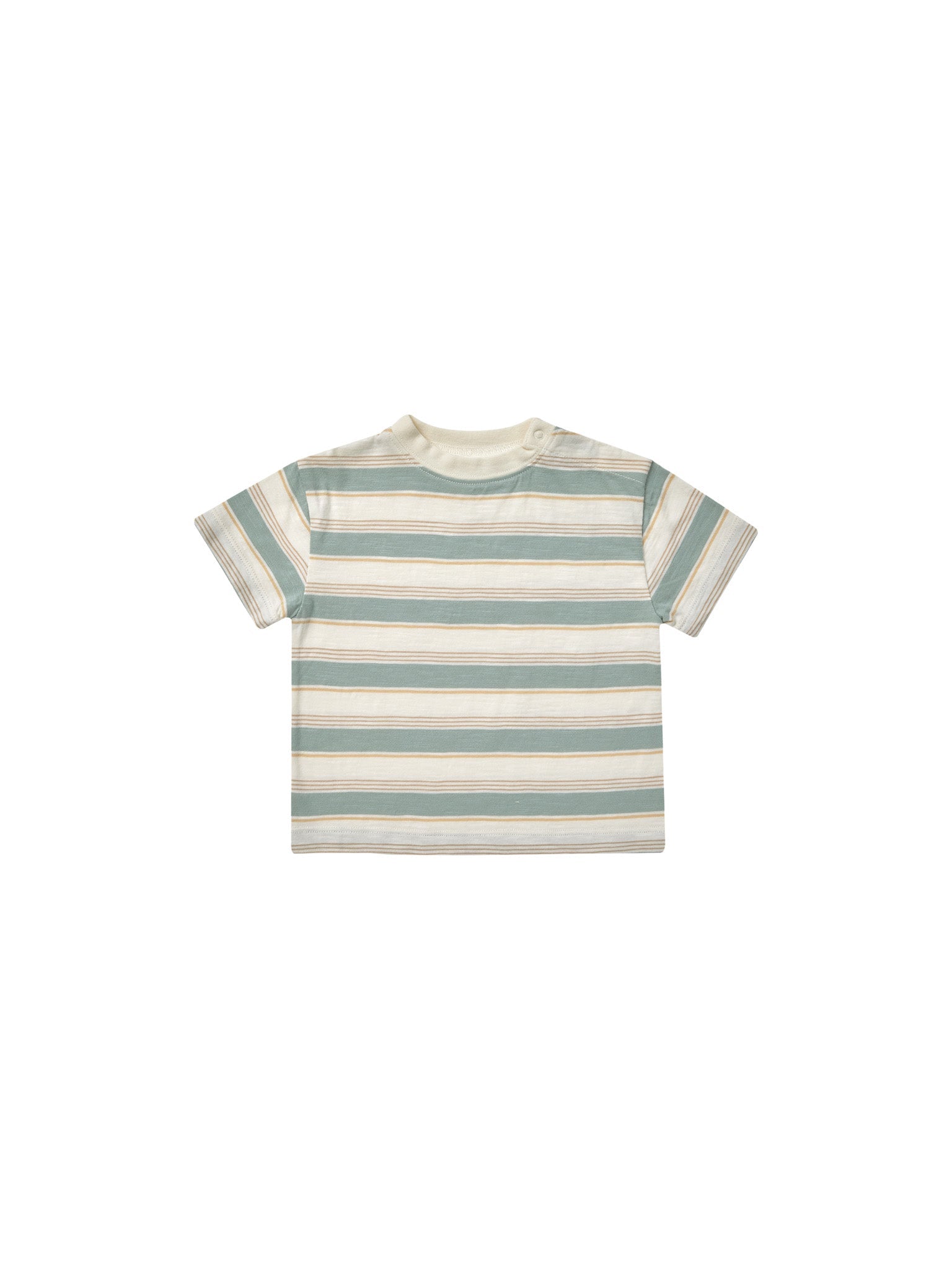 Relaxed Tee | Aqua Stripe Baby & Toddler TopsRylee + CruTAYLOR + MAX