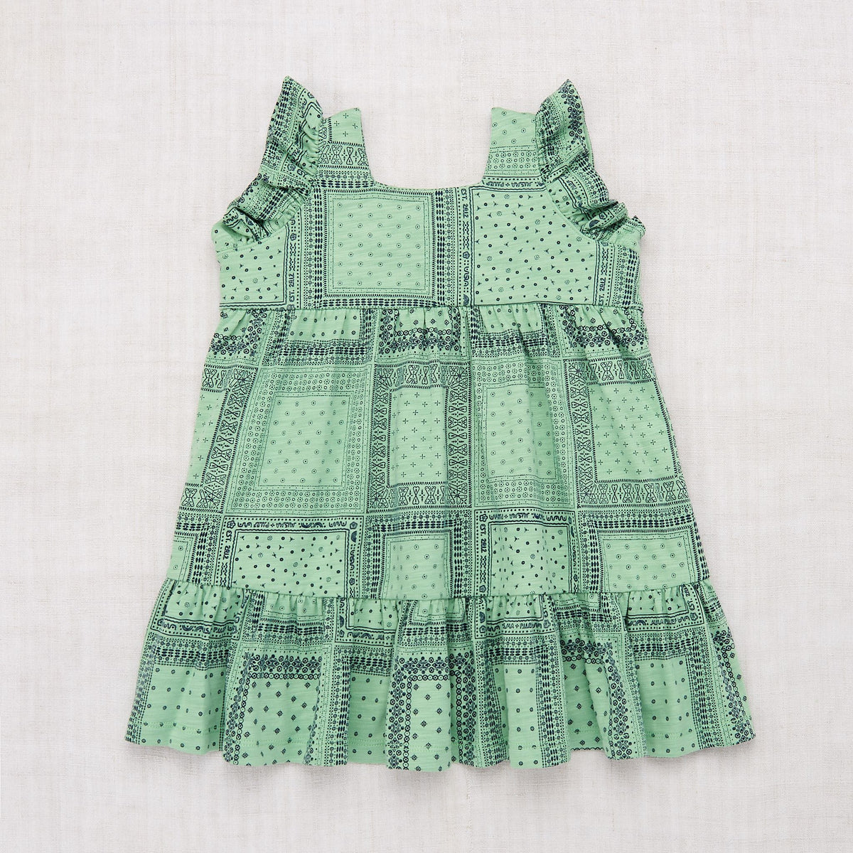 Ruffle Sleeve Dress | Peapod Patchwork Bandana – TAYLOR + MAX