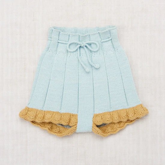 Scallop Hem Shorts | Steel Blue Girl ShortsMisha & PuffTAYLOR + MAX