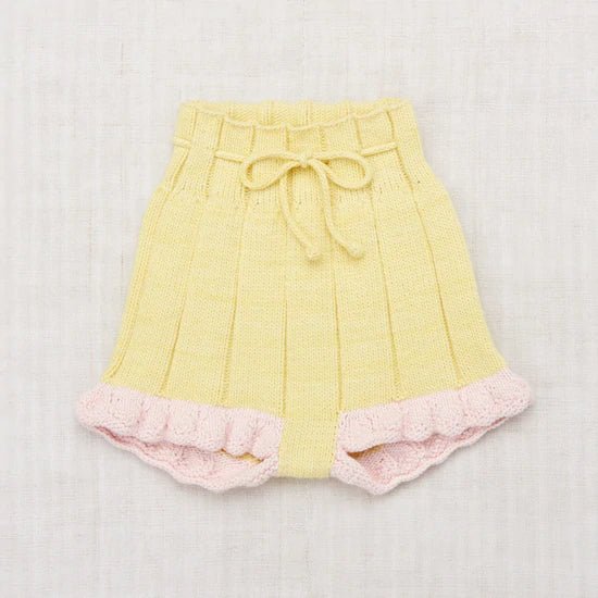 Scallop Hem Shorts | Vintage Yellow Girl ShortsMisha & PuffTAYLOR + MAX