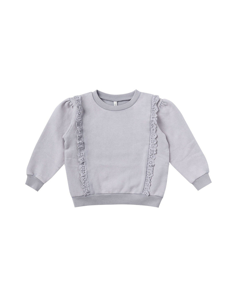 Scarlet Pullover Sweatshirt | Periwinkle - TAYLOR + MAXRylee + Cru