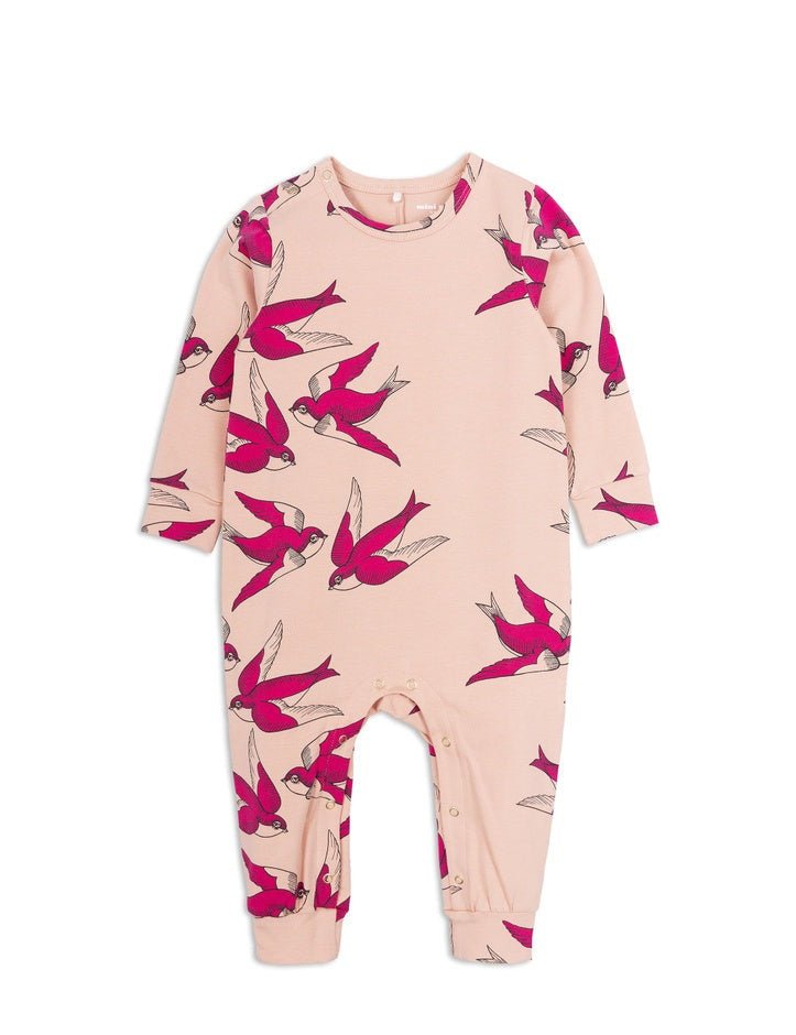 Swallows Jumpsuit | Pink RomperMini RodiniTAYLOR + MAX