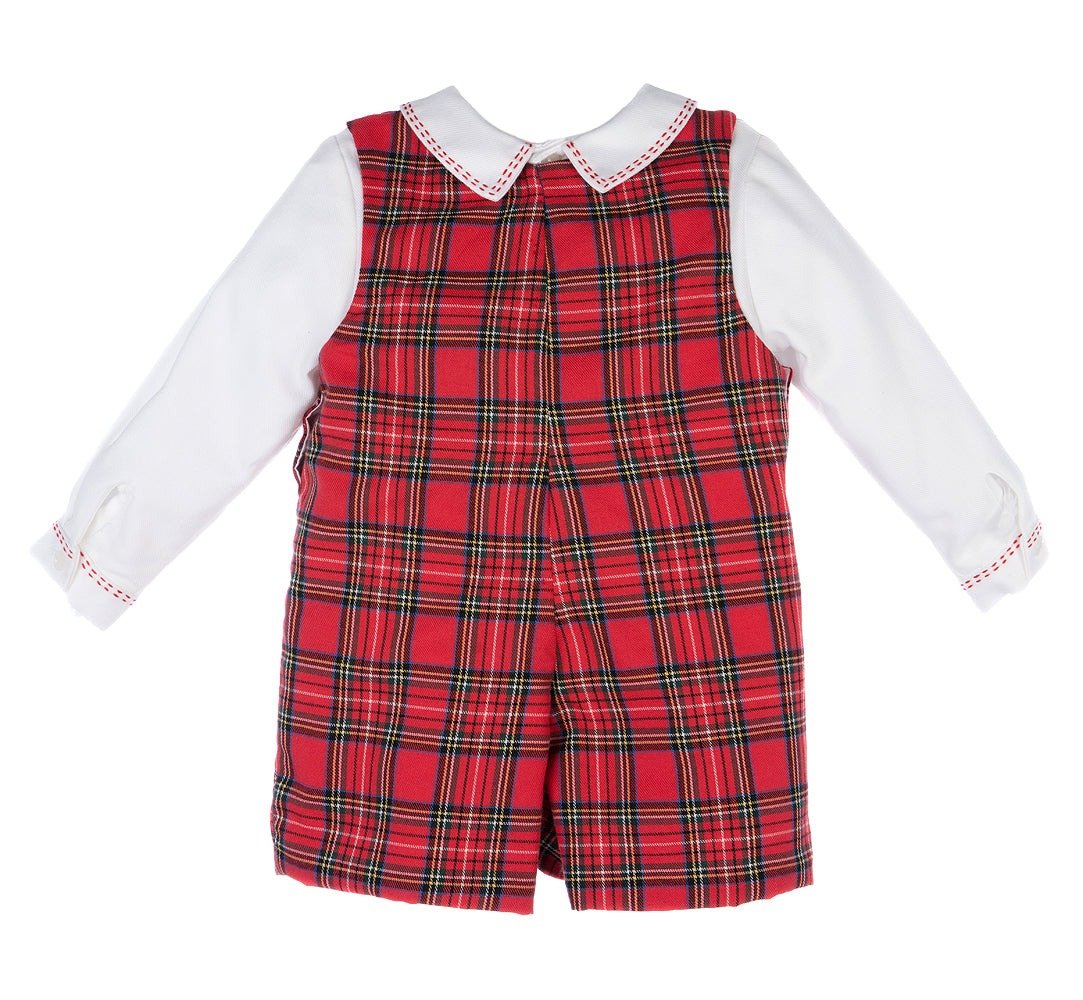 Tartan Plaid Jon Jon RomperLuli and MeTAYLOR + MAX