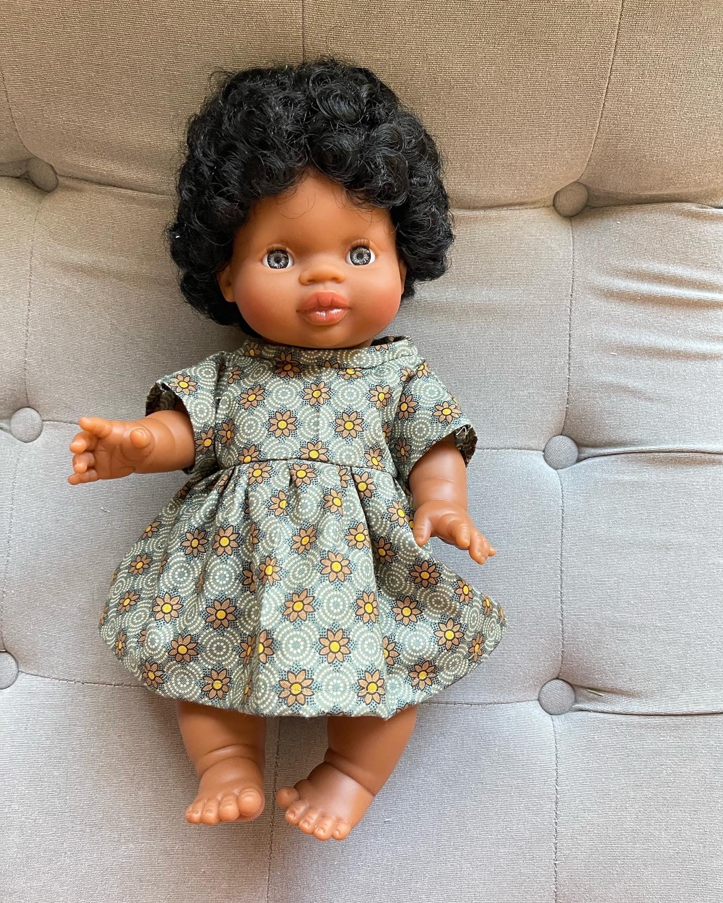 Vintage Medallion Dress - Minikane Doll DollsTAYLOR + MAXTAYLOR + MAX