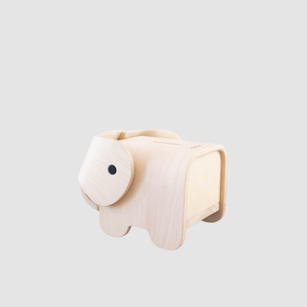 Wooden Elephant Bank Piggy Banks & Money JarsplantoysTAYLOR + MAX