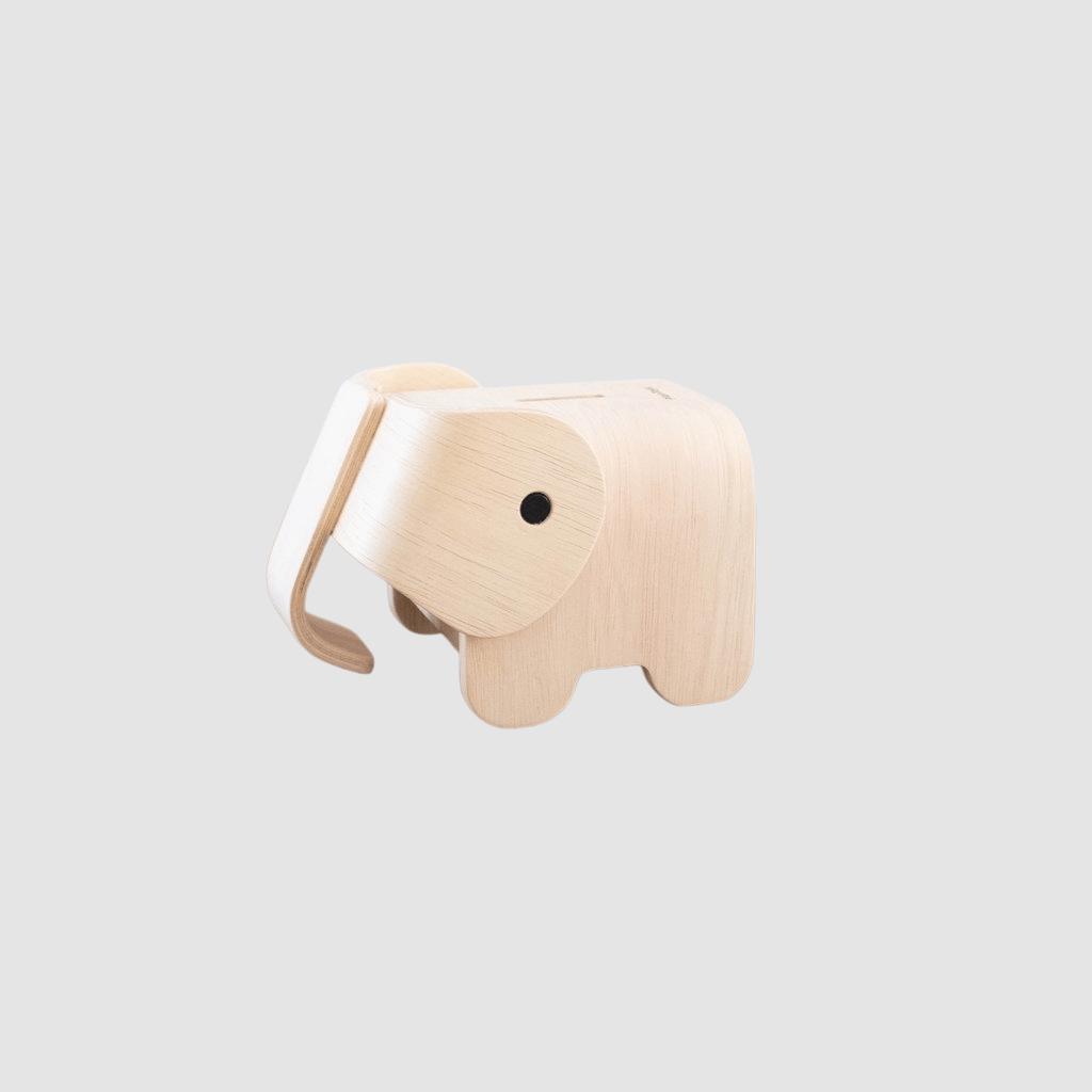 Wooden Elephant Bank Piggy Banks & Money JarsplantoysTAYLOR + MAX