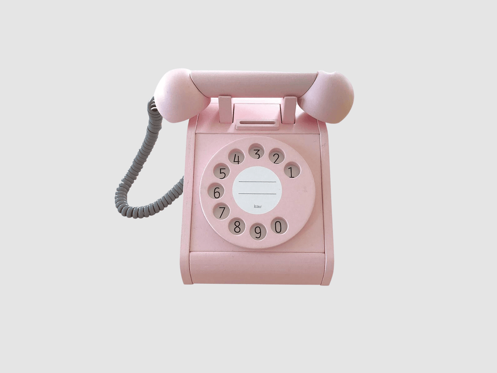 Wooden Telephone | Pink - TAYLOR + MAXKiko & GG*