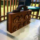 4 Pack Walnut & Light Wood Toy Cars for Kids Baldwin Toy Co.TAYLOR + MAX