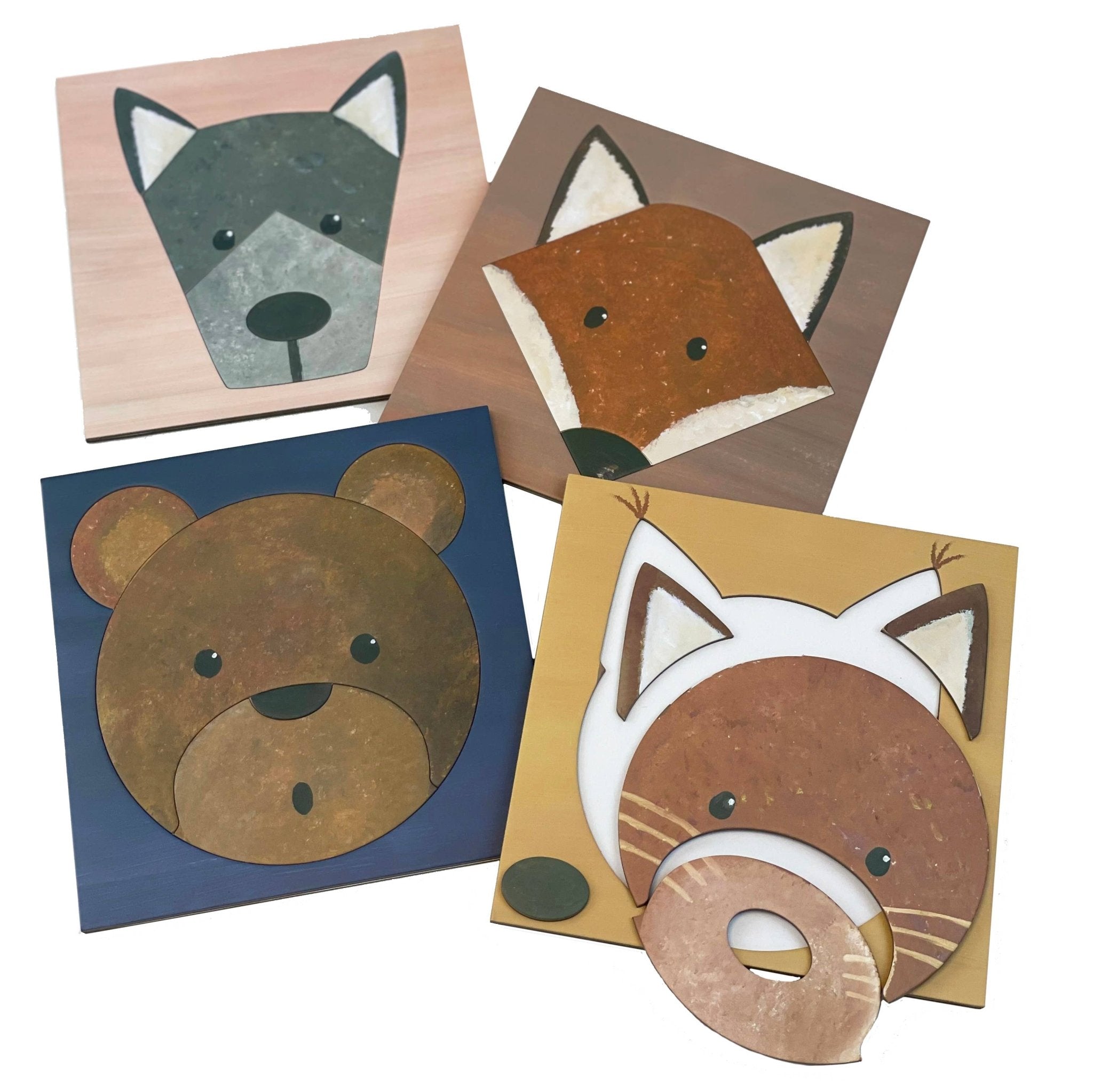 4 Puzzles Forest Animals - TAYLOR + MAXEgmont