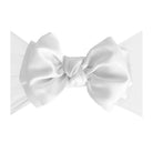 Baby Bling® Satin FAB® soft nylon headband with satin bow: Ruby red - TAYLOR + MAXBaby Bling Bows