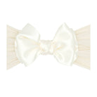 Baby Bling® Satin FAB® soft nylon headband with satin bow: Ruby red - TAYLOR + MAXBaby Bling Bows