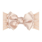 Baby Bling® Satin FAB® soft nylon headband with satin bow: Ruby red - TAYLOR + MAXBaby Bling Bows