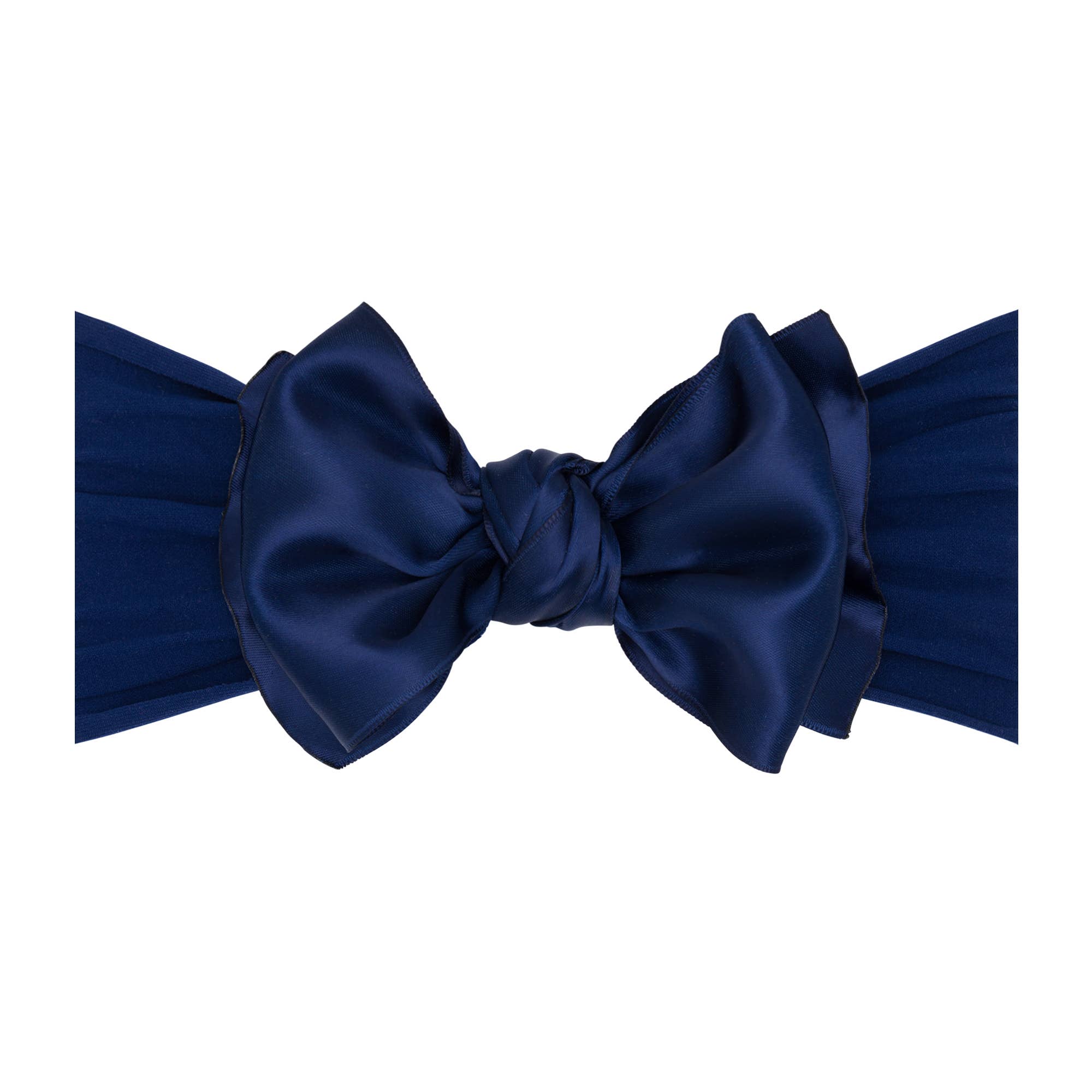 Baby Bling® Satin FAB® soft nylon headband with satin bow: Ruby red - TAYLOR + MAXBaby Bling Bows