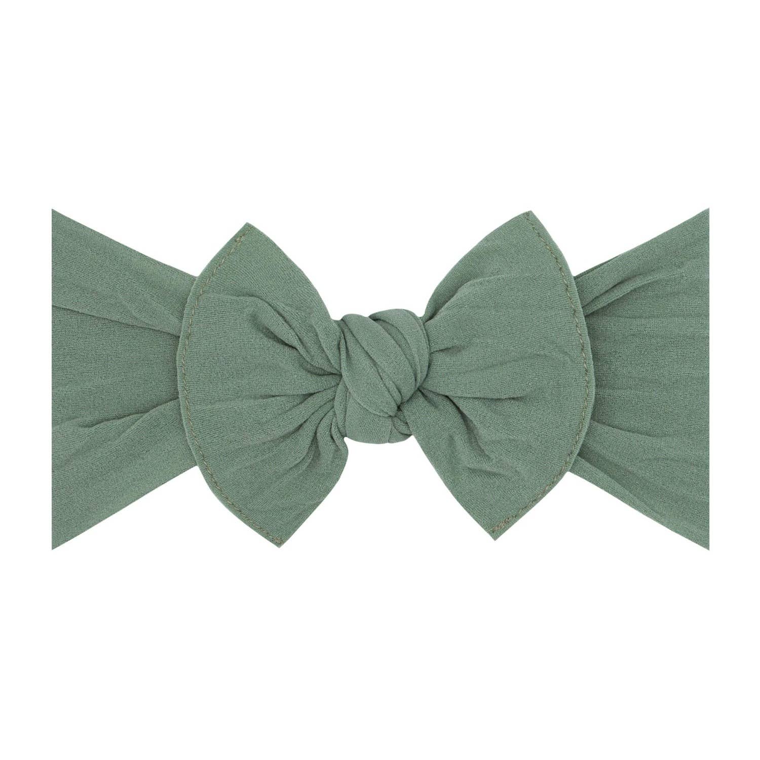 Baby Bling® The Original Knot soft nylon headband: Antique Blue - TAYLOR + MAXBaby Bling Bows