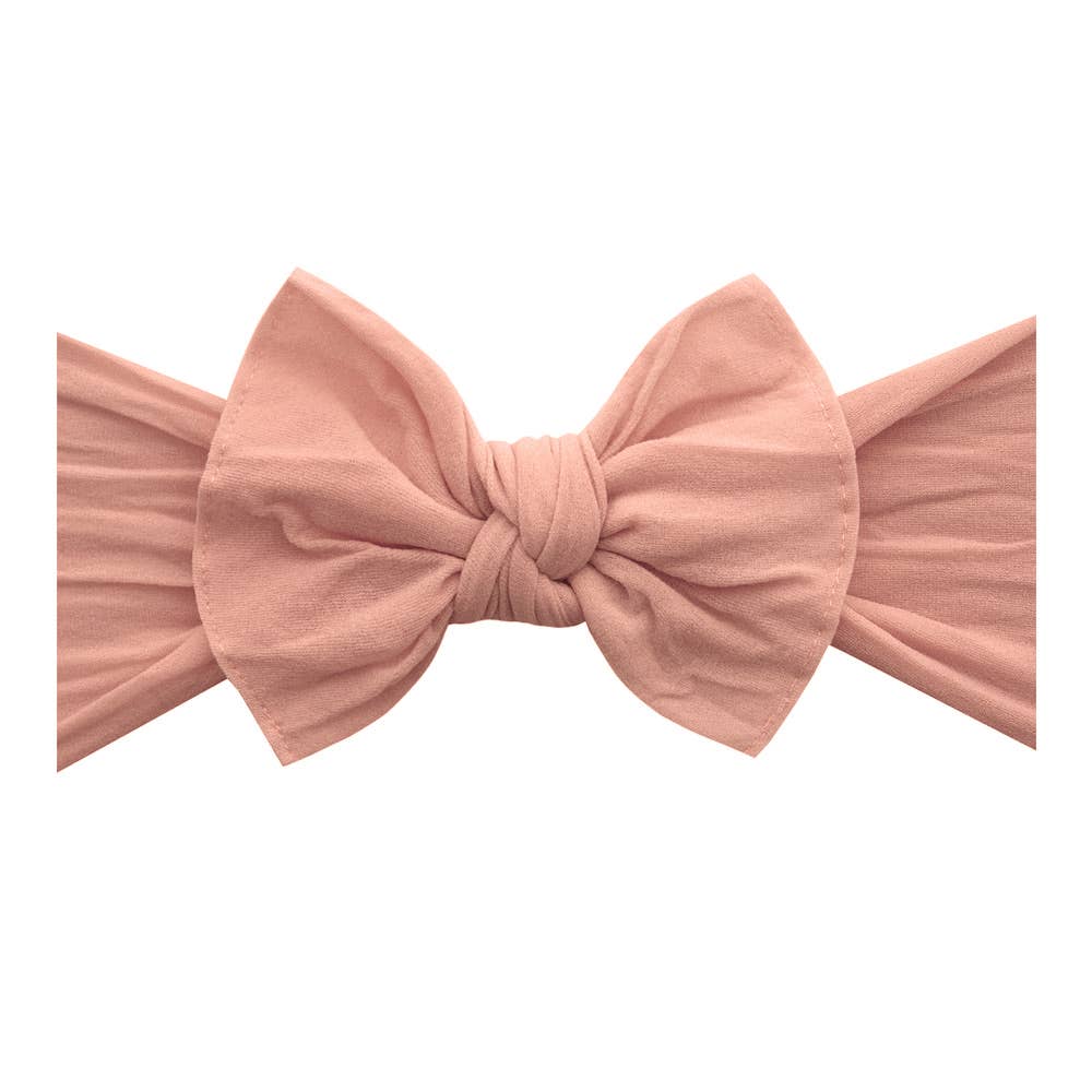 Baby Bling® The Original Knot soft nylon headband: Antique Blue - TAYLOR + MAXBaby Bling Bows