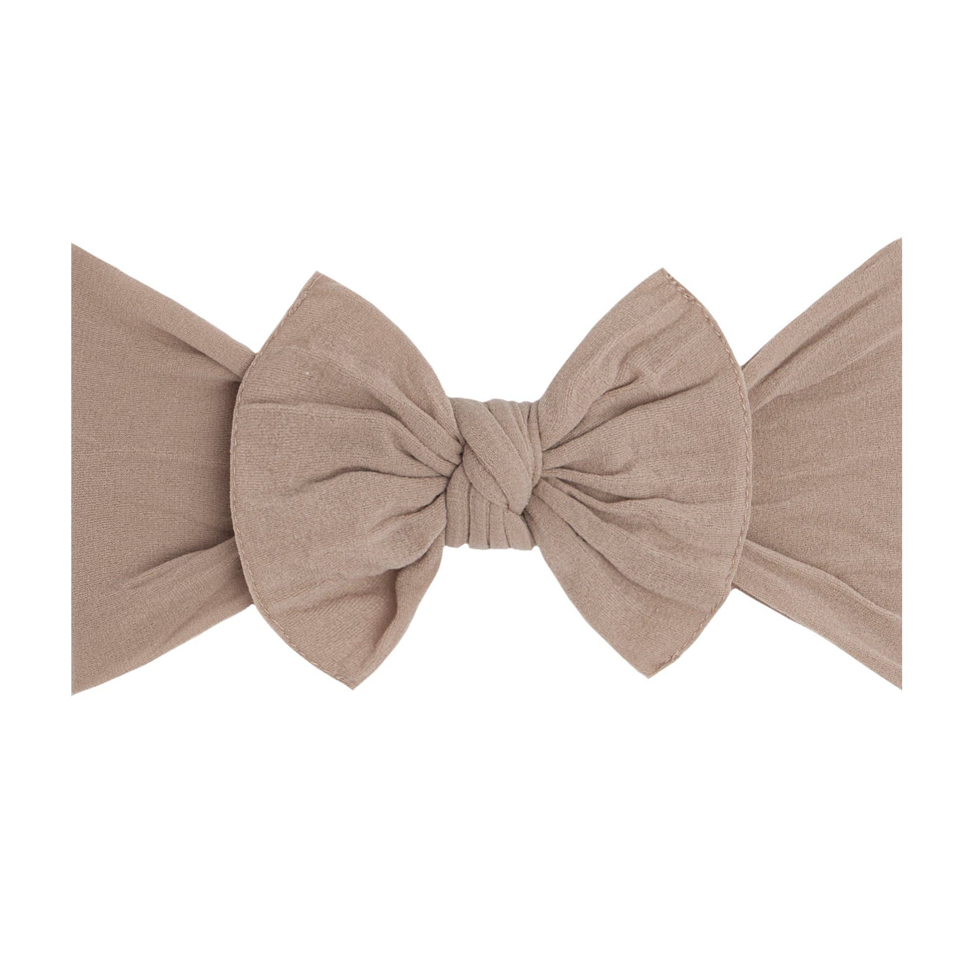 Baby Bling® The Original Knot soft nylon headband: Black - TAYLOR + MAXBaby Bling Bows