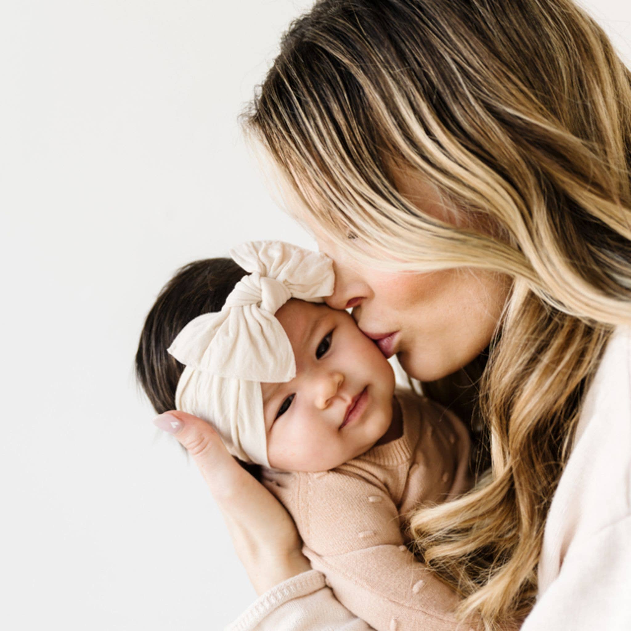 Baby Bling® The Original Knot soft nylon headband: Cherry red - TAYLOR + MAXBaby Bling Bows