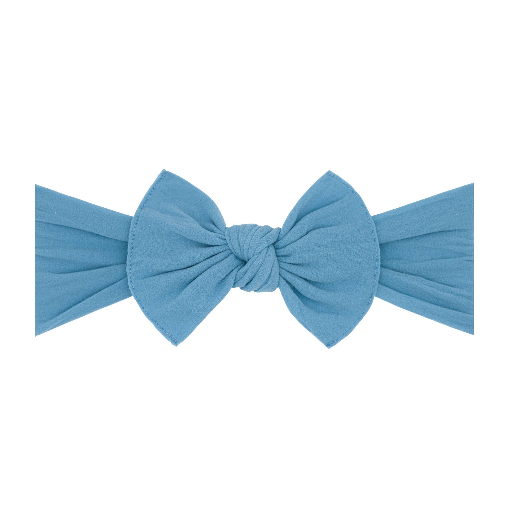 Baby Bling® The Original Knot soft nylon headband: White - TAYLOR + MAXBaby Bling Bows