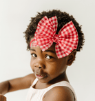 Baby Bling® Tulle FAB® Skinny nylon headband with tulle bow: Pleated Oatmeal - TAYLOR + MAXBaby Bling Bows