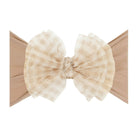 Baby Bling® Tulle FAB® soft nylon headband with tulle bow: Pleated Blush - TAYLOR + MAXBaby Bling Bows