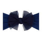 Baby Bling® Tulle FAB® soft nylon headband with tulle bow: Pleated Blush - TAYLOR + MAXBaby Bling Bows