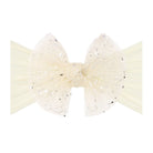 Baby Bling® Tulle FAB® soft nylon headband with tulle bow: Pleated Blush - TAYLOR + MAXBaby Bling Bows