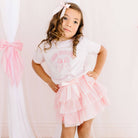 Ballet Bow Tiered Tutu - Kids Dress Up Skirt - Coquette: 1 - 2Y - TAYLOR + MAXSweet Wink