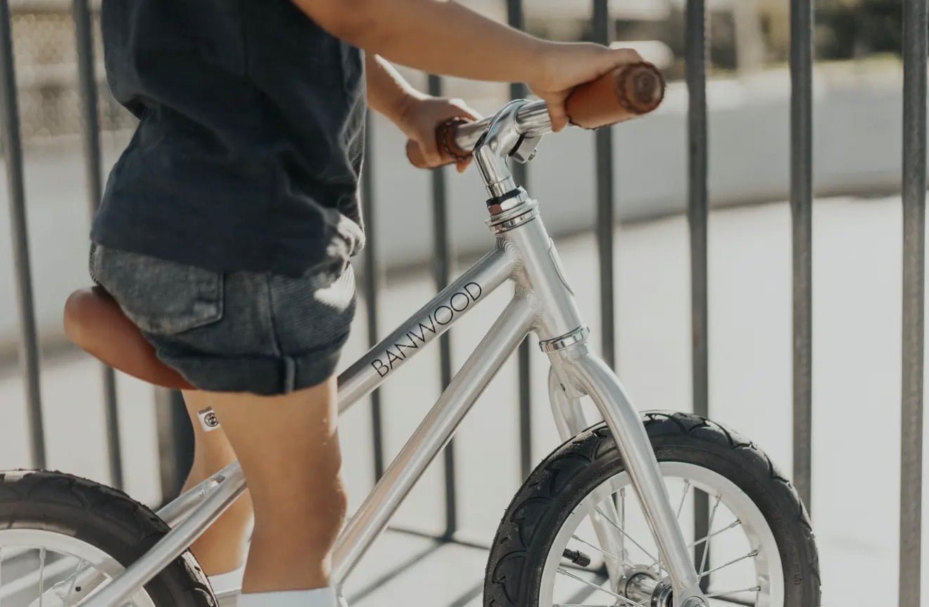 Banwood First Go Balance Bike | Silver BicyclesBanwoodTAYLOR + MAX