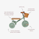 Banwood Vintage Trike | Forest BicyclesBanwoodTAYLOR + MAX