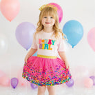 Birthday Girl Patch T - Shirt - Kids Short Sleeve Shirt: 2T - TAYLOR + MAXSweet Wink