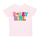 Birthday Girl Patch T - Shirt - Kids Short Sleeve Shirt: 7/8Y - TAYLOR + MAXSweet Wink